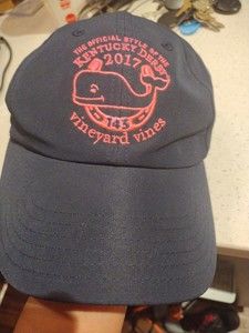 Vineyard Vines Kentucky Derby Hat Womens Baseball Cap Blue Pink 2017 143.